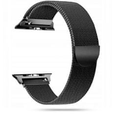 Tech-protect Remienok Milaneseband Apple Watch 4 / 5 / 6 / 7 / 8 / 9 / Se / Ultra 1 / 2 (42 / 44 / 45 / 49 Mm) Black