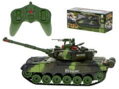 WOWO RC Tank Big War 9995 - Diaľkovo Ovládaný, 2,4 GHz, Veľký Model, Zelený