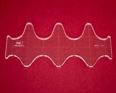 ISew Quiltovacie pravítko vlny NP5-V3 (5 mm)