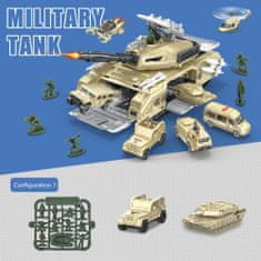 iMex Toys Sada Bojový tank s auty