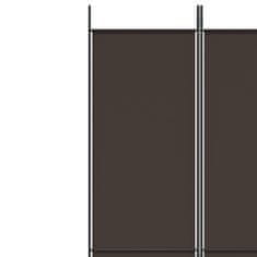 Vidaxl 6-panelový paraván hnedá 300x220 cm látkový