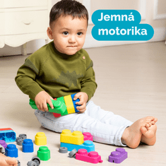 Farfarland Mäkké senzorické kocky „Veselá doprava“ - 25 častí. Vzdelávacie hračky pre bábätká a batoľatá.
