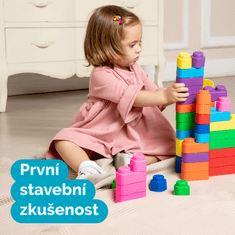 Farfarland Mäkké senzorické kocky „Veselá doprava“ - 21 častí. Vzdelávacie hračky pre bábätká a batoľatá.