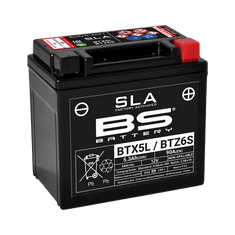 BS-BATTERY V továrni aktivovaný akumulátor BTX5L/BTZ6S (YTX5L/YTZ6S) SLA