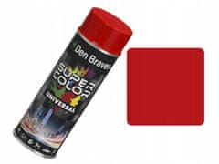 Bostik Super Color univerzálny lak v spreji 400 ml červený
