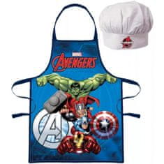 EUROSWAN Detská zástera s kuchárskou čiapkou Avengers