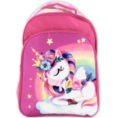 Difuzed Dievčenské školský batoh s jednorožcom