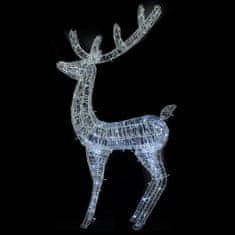 Vidaxl XXL Akrylové vianočné soby 250 LED 2 ks 180 cm studené biele