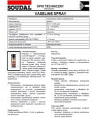 Soudal Vazelínový mazací sprej 400 VASELINE SPRA