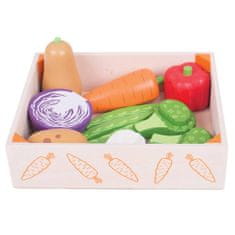 Bigjigs Toys Krabička so zeleninou