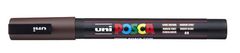 Uni-ball POSCA akrylový popisovač - tmavo hnedý 0,9 - 1,3 mm