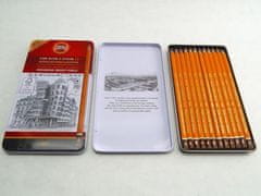 KOH-I-NOOR ceruzky grafitová súprava 12 ks v plechovej krabičke