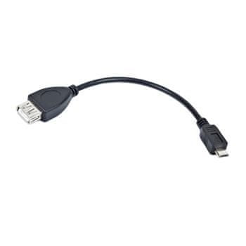 Gembird Kábel USB AF/micro BM, OTG, 15cm, pre tablety a smartphone