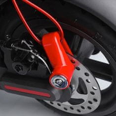 Northix Zámok brzdového kotúča pre bicykle a motocykle - červený 