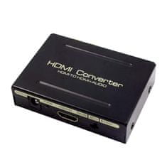 Northix Rozbočovač zvuku, HDMI až HDMI + SPDIF + RCA - USB 