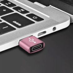 Northix Bezdrôtový adaptér USB-C na USB-A – ružový 