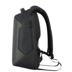 Northix Vodotesný batoh na 16-palcový notebook - čierny 