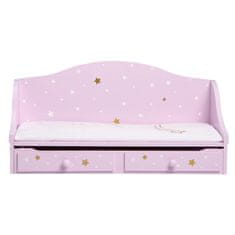 Teamson Olivia's Little World - Detská posteľ pre bábiky Twinkle Stars Princess 18"