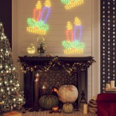 Vidaxl Vianočné ozdoby sviečok so 144 LED diódami 3ks 70x42 cm