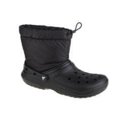 Crocs Snehovky čierna 39 EU Classic Lined Neo Puff Boot