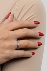 Brilio Silver Očarujúce pozlátený zásnubný prsteň RI049Y (Obvod 50 mm)