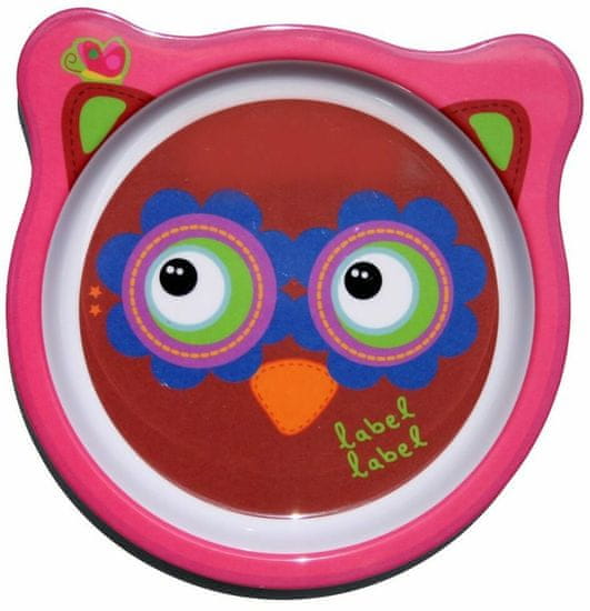 Label-Label - Friends Melamine Plates (Variant: Owl Girls)