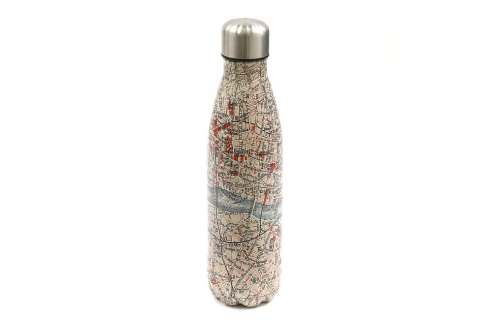 Sifcon Fľaša na vodu CITY MAP, 500 ml, LONDON