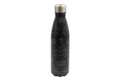 Sifcon Fľaša na vodu BUDDHA, 500 ml, čierna