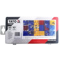 YATO Sada elektrických konektorov 360 ks. YT-06890