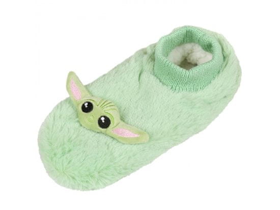 Star Wars Star Wars Baby Yoda Green, dámske papučky/dupačky teplé, protišmykové OKEO-TEX