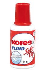 KORES Opravný lak Fluid Soft tip 25 gs hubkou
