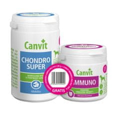 Canvit CHONDRO Super 230 g + Imunno 100 g ZADARMO
