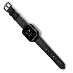4wrist Kožený řemínek pro Apple Watch - Black 38/40/41 mm