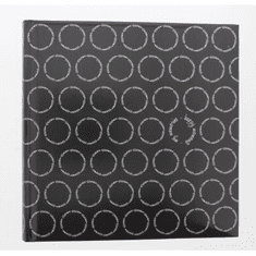HAMA album klasický IVY 30x30 cm, 80 strán, čierna, biele listy