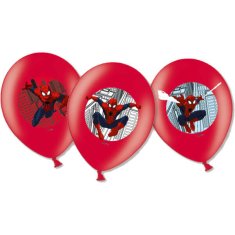 Amscan Balóny Spiderman Power Unite 6ks 27,5cm