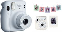 FujiFilm Instax Mini 11 Ice White + Mini 11 Accessory kit Ice White