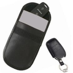 Daklos Puzdro blokujúce signál na kľúče od auta, telefón a karty, kľúčenka
