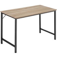 tectake Písací stôl Jenkins - Industrial svetlé drevo, dub Sonoma, 120 cm