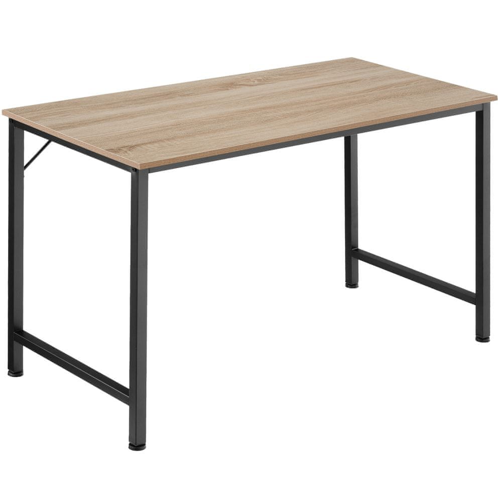 tectake Písací stôl Jenkins - Industrial svetlé drevo, dub Sonoma, 140 cm