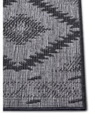 NORTHRUGS Kusový koberec Twin Supreme 105459 Malibu Night Silver – na von aj na doma 80x250