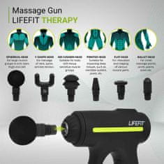 LIFEFIT masážna pištoľ Therapy, čierna