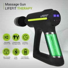LIFEFIT masážna pištoľ Therapy, čierna