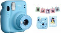 FujiFilm Instax Mini 11 Sky Blue + Mini 11 Accessory kit Sky Blue