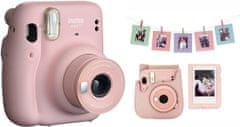 FujiFilm Instax Mini 11 Blush Pink + Mini 11 Accessory kit Blush Pink