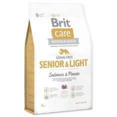 Brit Care Grain-free Senior & Light Salmon & Potato - 3 kg