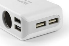 Technaxx nabíjačka do auta, 4x USB port, 3x zásuvka (TE11)