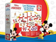 EDUCA Puzzle Mickey a priatelia: Počítanie 10x4 dielikov