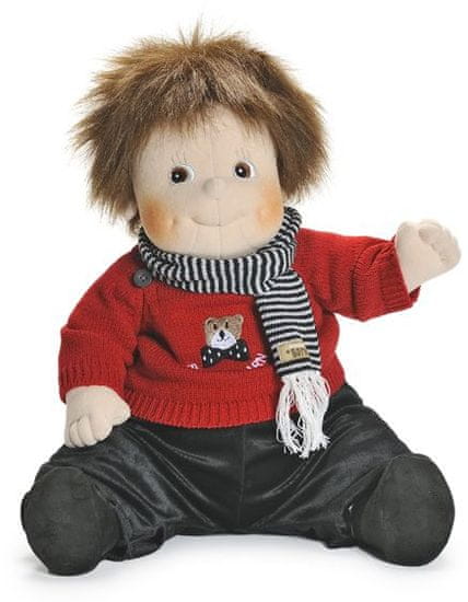 Rubens Barn Terapeutická, empatická bábika Emil oslavuje - 50 cm