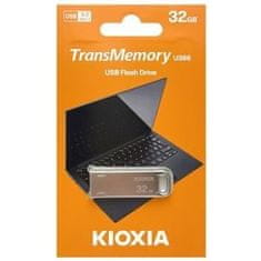 KIOXIA 32GB USB Flash Biwako 3.0 U366 strieborný,