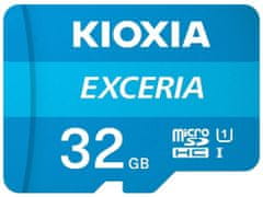 KIOXIA SDHC 32GB micro pamäťová karta EXCERIA M203, UHS-I (U1) (100MB/s) Class 10 + adaptér